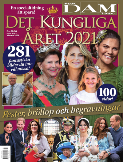tidningsframsida för Kungliga året 2021